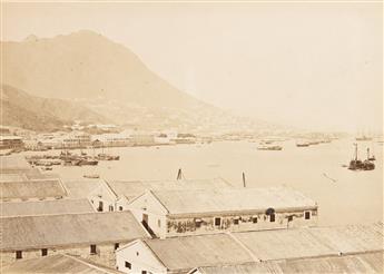 JOHN THOMSON (1837-1921) Three views of Hong Kong Harbor.